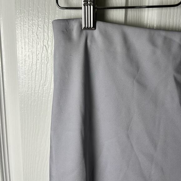 Theory Silk Georgette Knee Length Slip Skirt in Hydrangea M - Picture 4 of 9